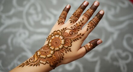 Simple Mehendi Design 3